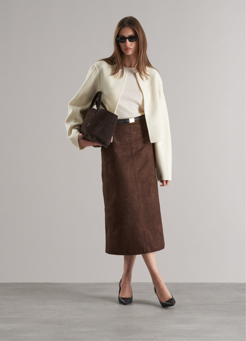 Faux suede skirt uk hotsell